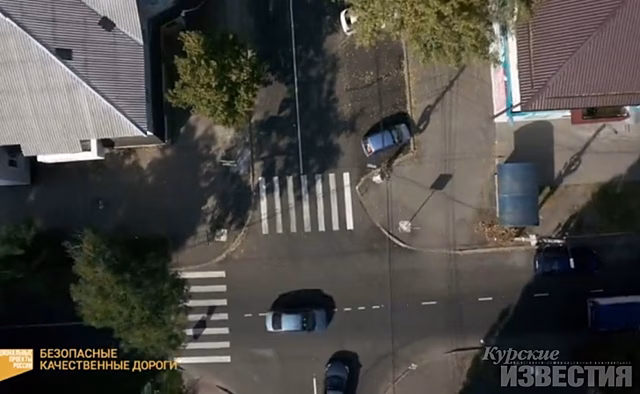 В Курске приступили к нанесению дорожной разметки