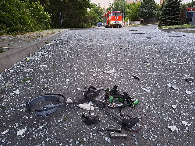 Очевидцы сообщили о двух сбитых беспилотниках в Новой Москве