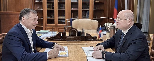 Михаил Развожаев и Марат Хуснуллин обсудили госпрограмму развития Севастополя