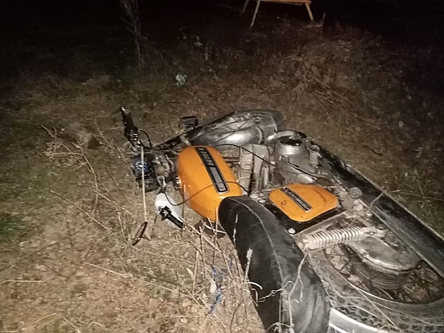 В селе под Саратовом насмерть разбился мотоциклист без шлема