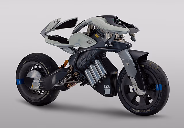Концептуальный мотоцикл Yamaha научили узнавать владельца