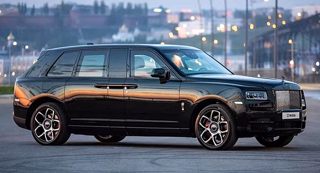 Бронированный лимузин на базе Rolls Royce Cullinan — разработка из России