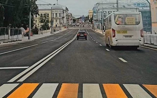 В Рязани по Астраханскому мосту пустили транспорт