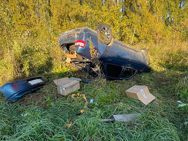 Угонщик случайно уничтожил на трассе машину кемеровчанина