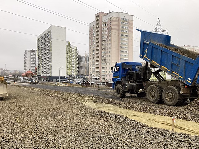 В Пензе продолжается строительство транспортной развязки на 624 км трассы М5 «Урал»