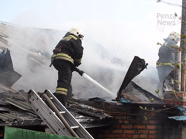 В Пензенской области за неделю произошел 71 пожар, погибли три человека