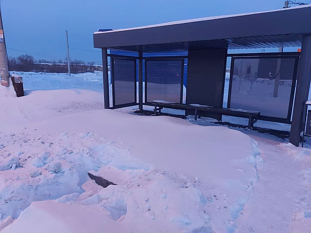 Главные дорожники Челябинска и области морозным утром побывали на остановках