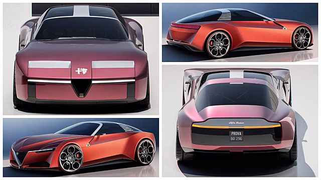 Дизайнер Skoda показал концепт спортивного Alfa Romeo Giulia TZ