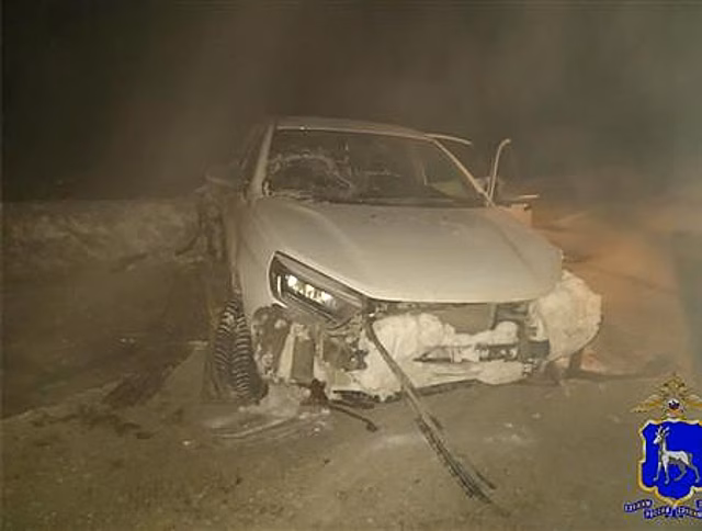 В Сызранском районе водитель съехавшей в кювет Lada Vesta отказался от госпитализации и медосвидетельствования