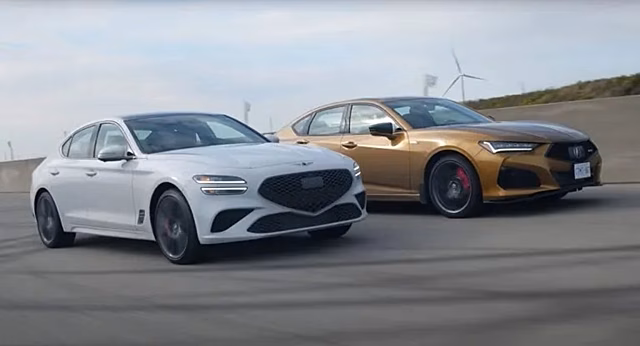 Сравнение спортивных седанов — Genesis G70 3.3 T или Acura TLX Type