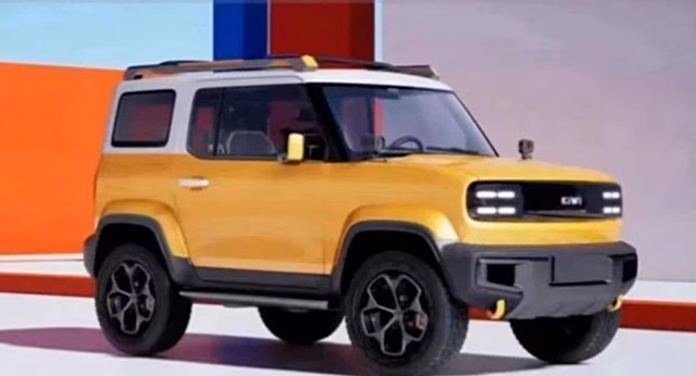 В Китае создали миниатюрную электрокопию внедорожника Ford Bronco
