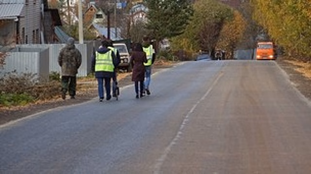 Дмитрий Осипов проверил качество дороги до деревни Кудино