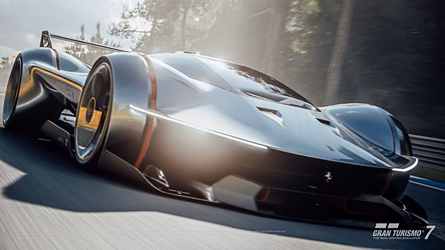 Ferrari представила свой первый виртуальный гиперкар для игры Gran Turismo 7