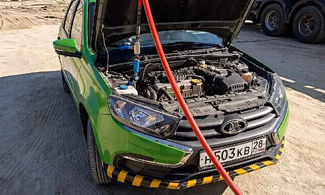 В Свободном «Дорожный патруль» пересел на автомобиль с газовым оборудованием