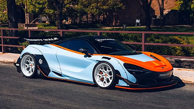 Liberty Walk доработала McLaren 720S в стиле Gulf