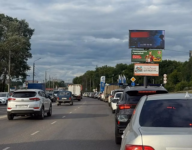 В Туле пробки из-за очередей на АЗС