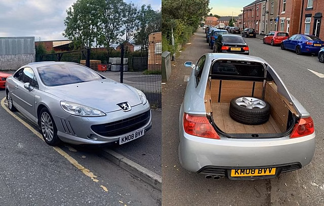 Превращённый в пикап Peugeot 407 продают за копейки