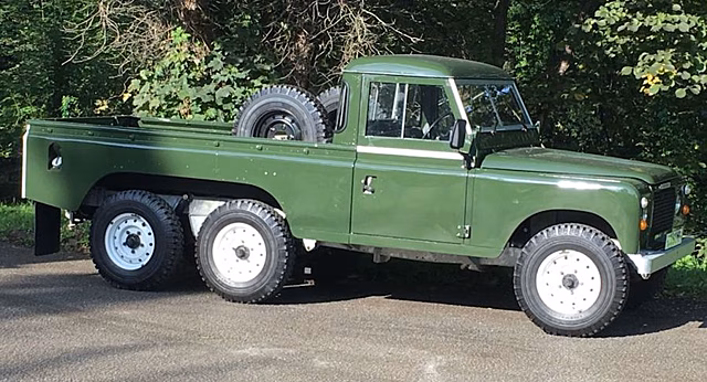 Трехосный пикап Land Rover Series 3 Townley 6 появился на 35 лет раньше G63 AMG 6×6