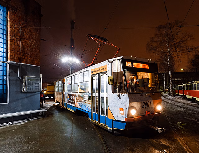Движение электротранспорт прервано в районе Буммаша