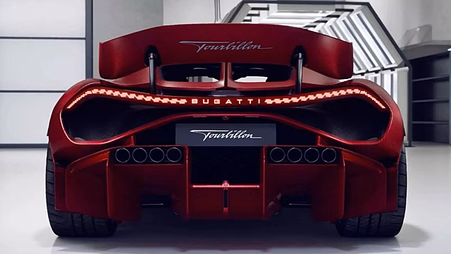 Восемь выхлопных труб: представлен уникальный пакет опций для Bugatti Tourbillon