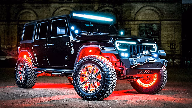 Новый Jeep Wrangler получил светодиодную решетку