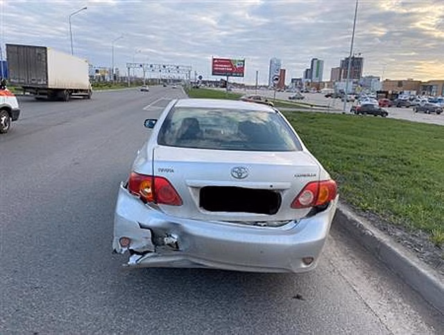 Водитель Toyota сбил мотоциклиста в Самаре