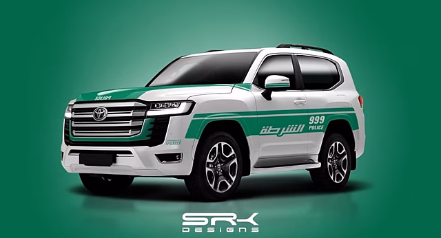 Трёхдверный Land Cruiser 300 для полиции ОАЭ показали в Сети