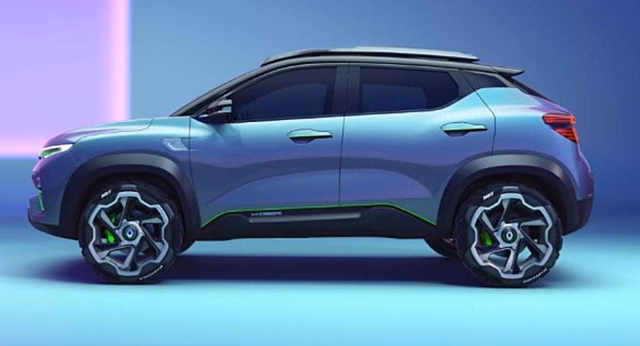 Renault представит серийный кроссовер Kiger в Индии 28 января