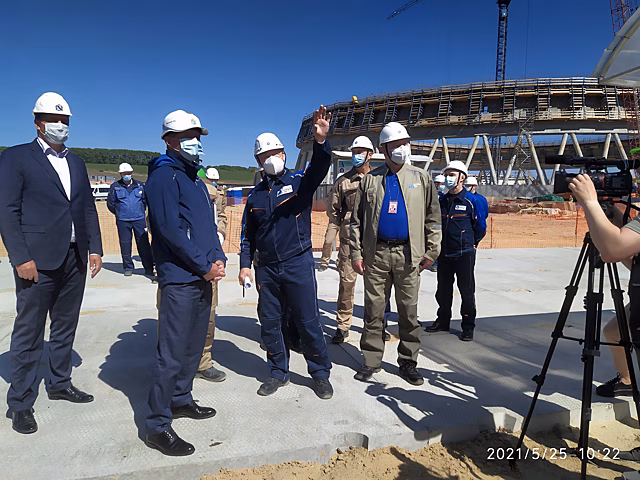 Курскую АЭС-2 посетил губернатор Роман Старовойт