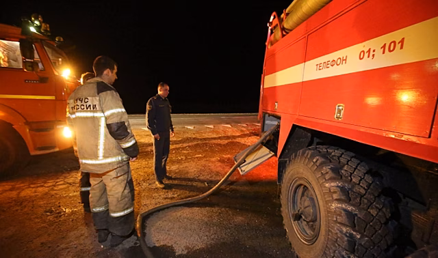 Ночью под Волгоградом сгорел дом в хуторе