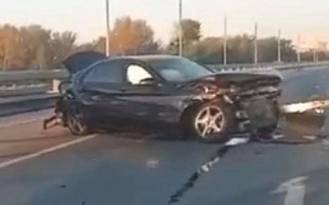 Легковушка попала в ДТП на Северной окружной в Рязани