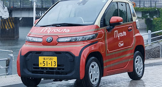 Toyota запустила в Японии аренду компактных электрокаров C+ Pod