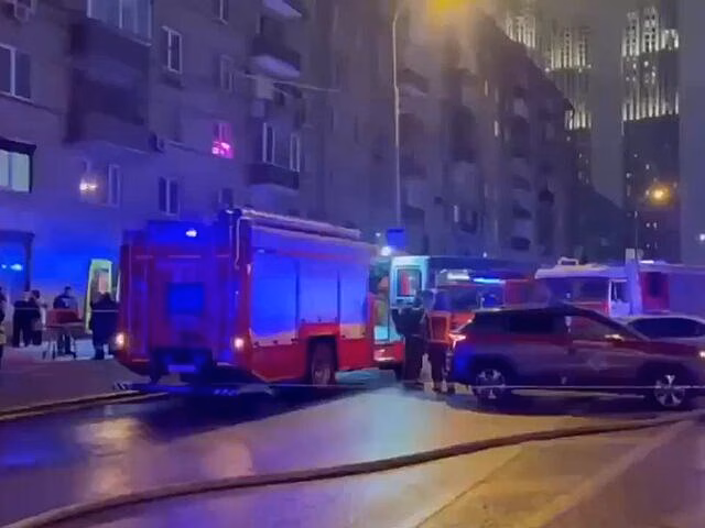 Движение городского транспорта скорректировано из-за пожара на Пресненском Валу
