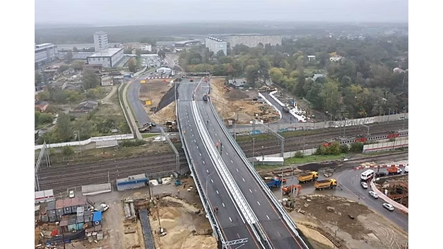 В Мытищах открыли движение по новому путепроводу