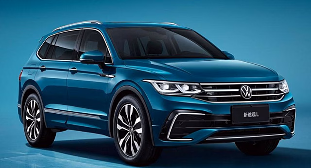 Volkswagen представил обновленный семиместный кросс Tiguan L