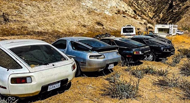 В США нашли стоянку с несколькими Porsche 928 на миллионы долларов