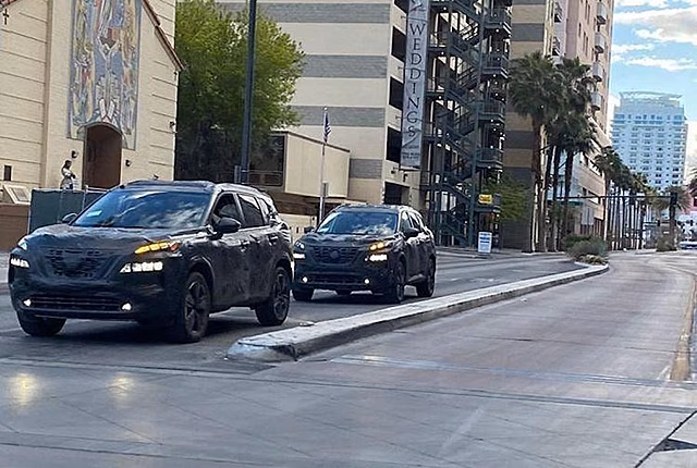 Nissan X-Trail в камуфляже заметили на дорогах