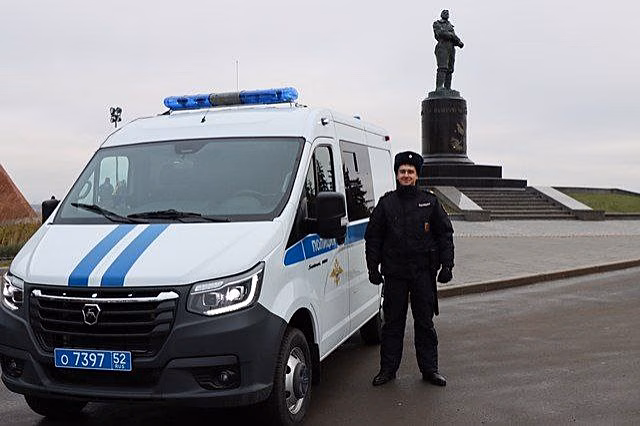 Экспериментальный автомобиль получили нижегородские полицейские