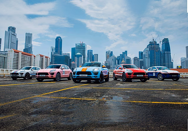 Кроссоверы Macan одели в культовые гоночные ливреи Porsche