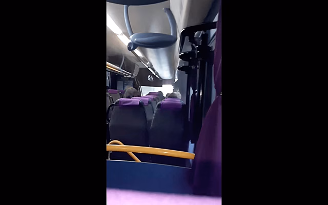 В Калининградской области пассажиры проехали весь маршрут в горящем автобусе