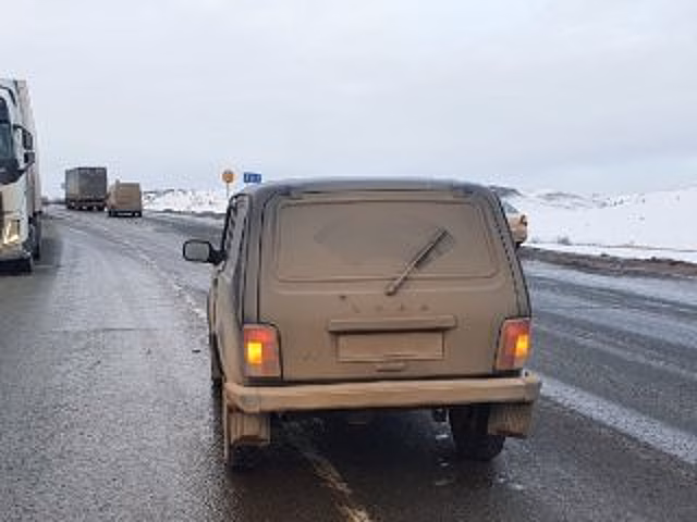 В Башкирии «Нива» наехала на внезапно выскочившего пешехода