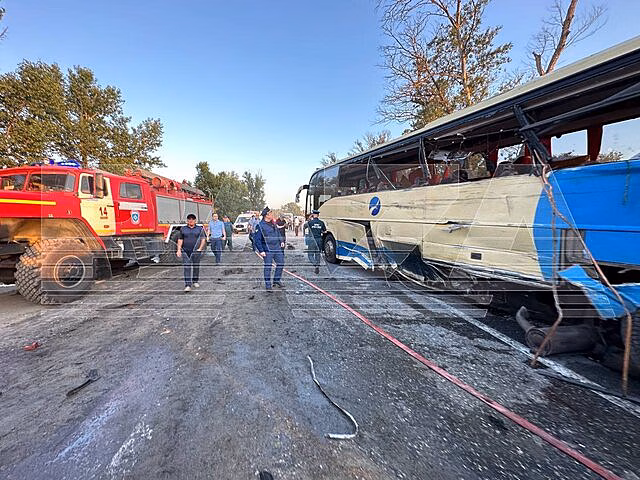 В Дагестане восстановили движение на трассе "Кавказ" после ДТП