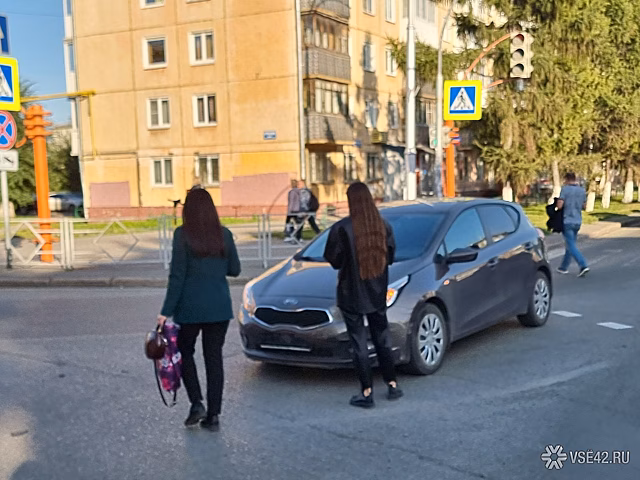 ДТП произошло на перекрестке в Кемерове