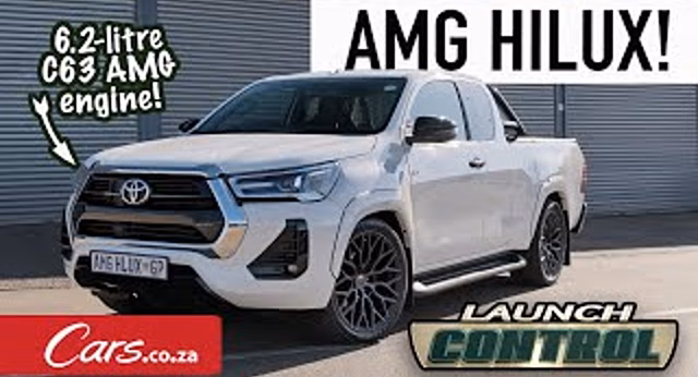 На Toyota Hilux поставили силовой агрегат V8 от Mercedes-AMG