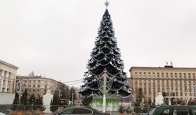 На новогодние праздники центр Воронежа закроют для транспорта