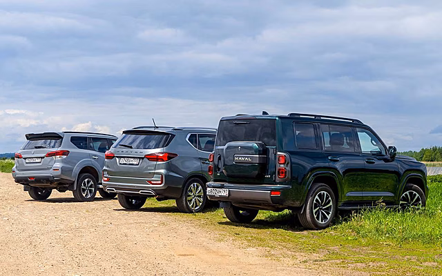 Haval H9, KGM Rexton, Oting Paladin — тест в цифрах