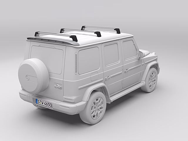 В Сети появился рендер прототипа электрокара Mercedes Baby-G EQ