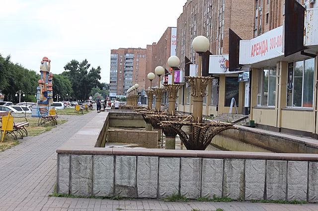 Абаканские фонтаны обновили к следующему сезону