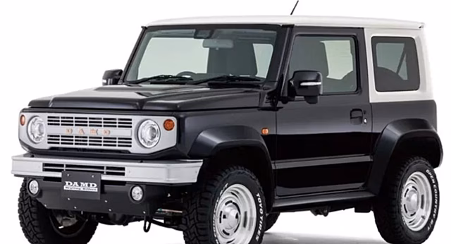 Японцы стилизовали Suzuki Jimny под старый Ford Bronco