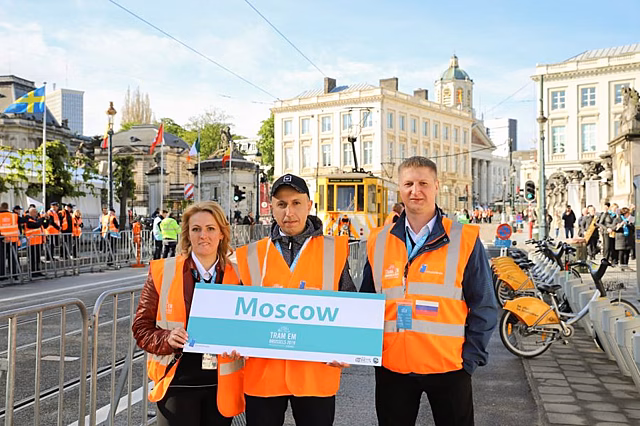 Представители Мосгортранса заняли второе место на чемпионате Европы среди водителей трамвая в Бельгии